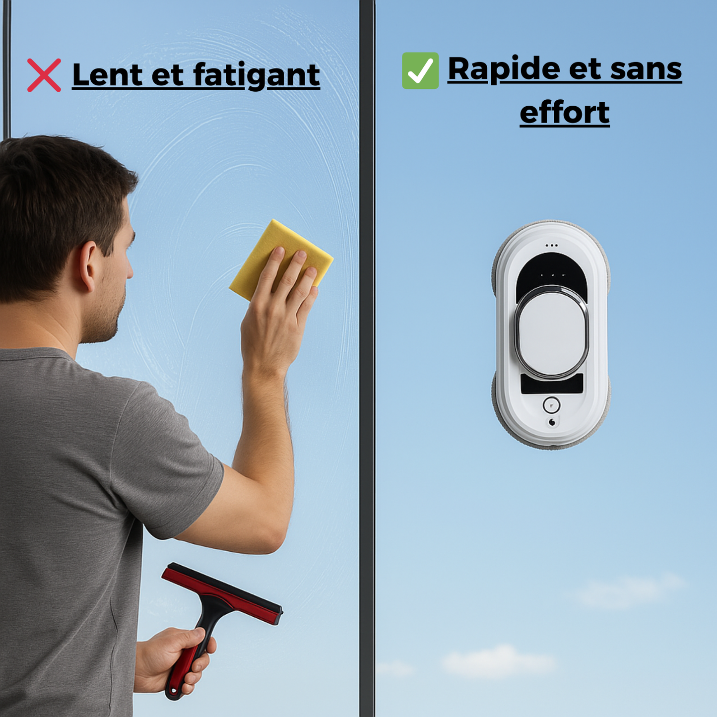Robot lave vitre